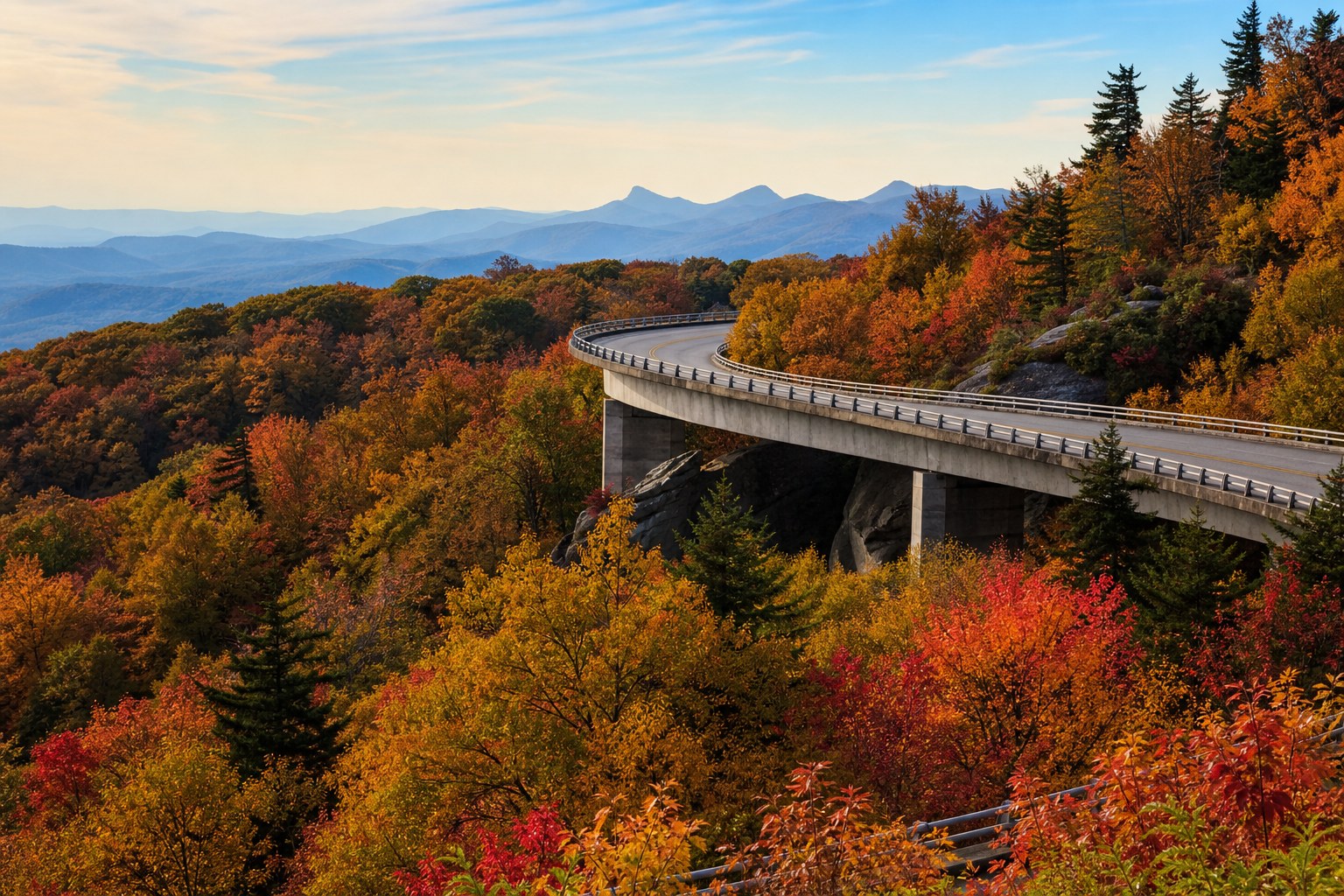 Blue Ridge Parkway scenic drive NC mountains